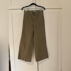Madewell Emmett Wide-Leg Crop Pants Size 25 British Surplus